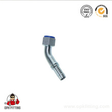 20641 Metric 60 Degree Fittings Hydraulic Metric Female Flat Seal Crimp Fitting